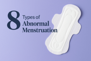 8 types of abnormal menstruation