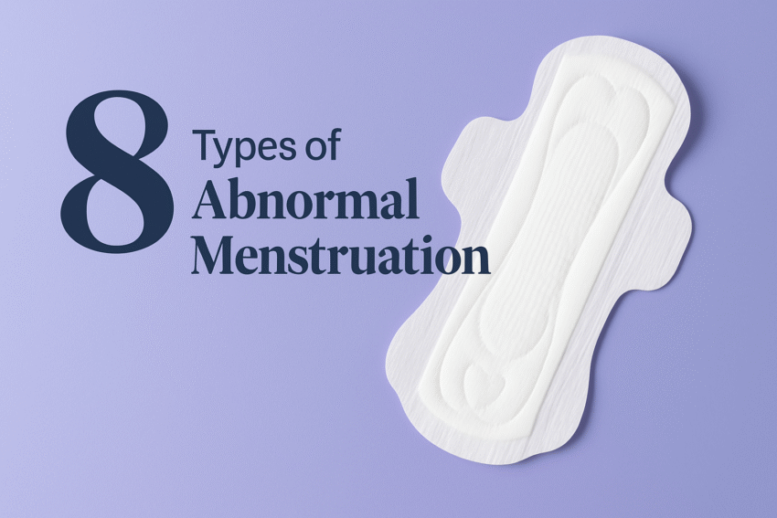 8 types of abnormal menstruation